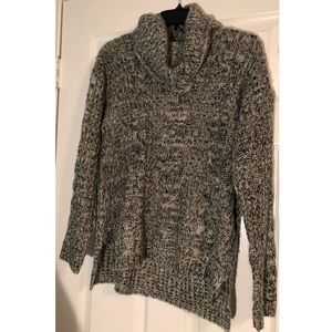 Peppered turtle neck sweater